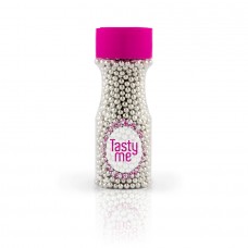 Parels metallic zilver 4mm