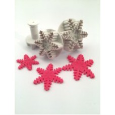 Uitsteker Sneeuwvlokken (set 3 stuks)