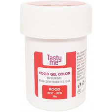Kleurstof gel rood 30g - glutenvrij