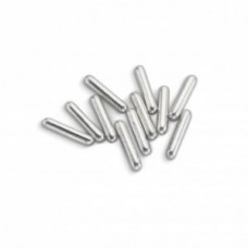 Suiker staafje metallic zilver 65g